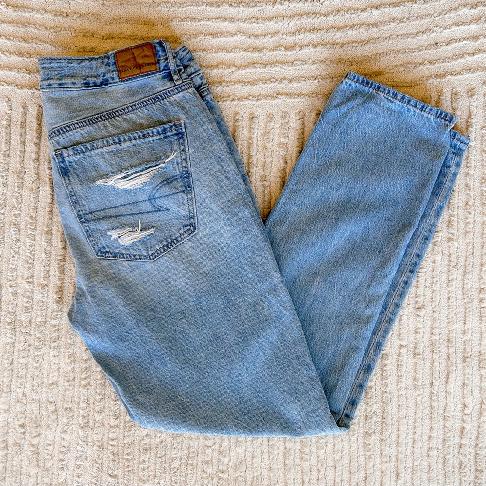 American Eagle Outfitters Light Blue Straight Jeans